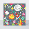 Jigsaw Card - Happy Birthday To the Moon