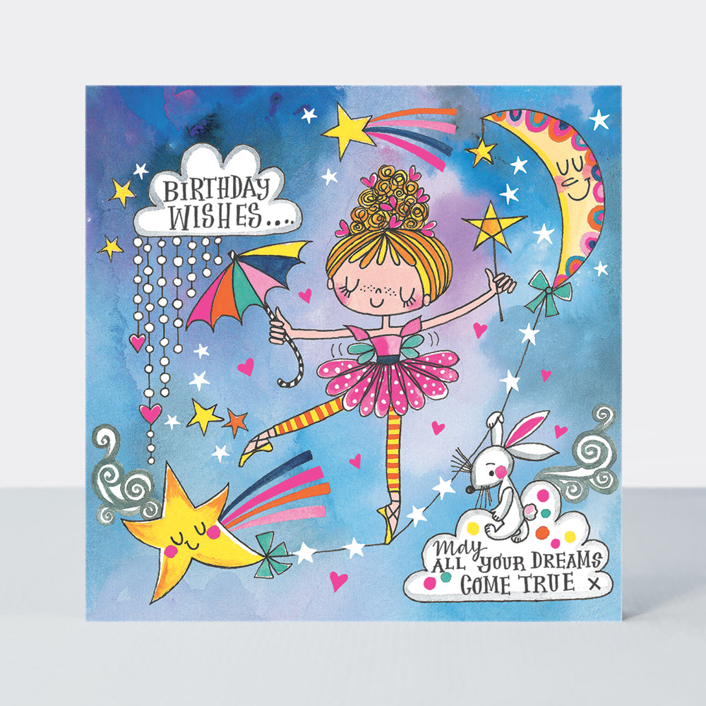 Jigsaw Card - Birthday Wishes/Moon Dance