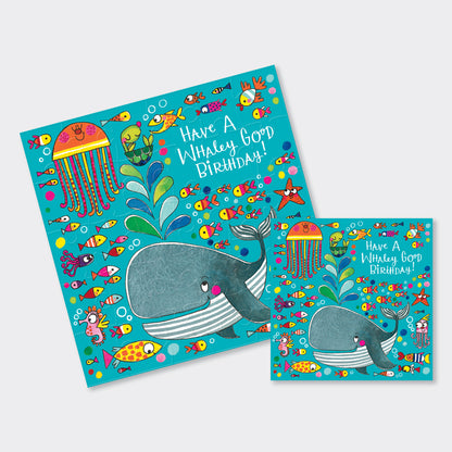 Jigsaw card - Whaley Good Birthday