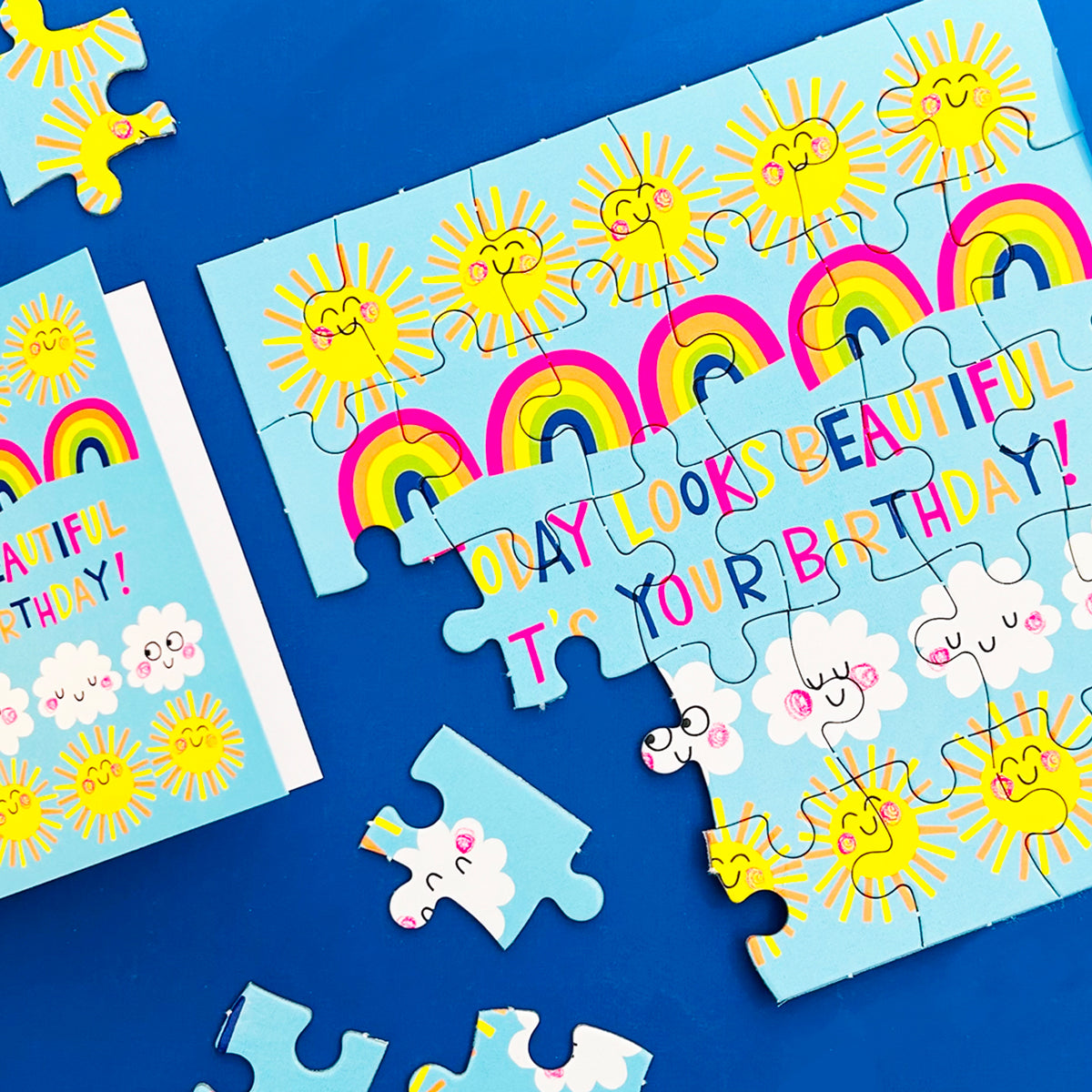 Jigsaw card - Today Looks Beautiful