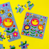 Jigsaw card - Ha-Bee Birthday - Bees & Flowers