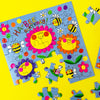 Jigsaw card - Ha-Bee Birthday - Bees & Flowers