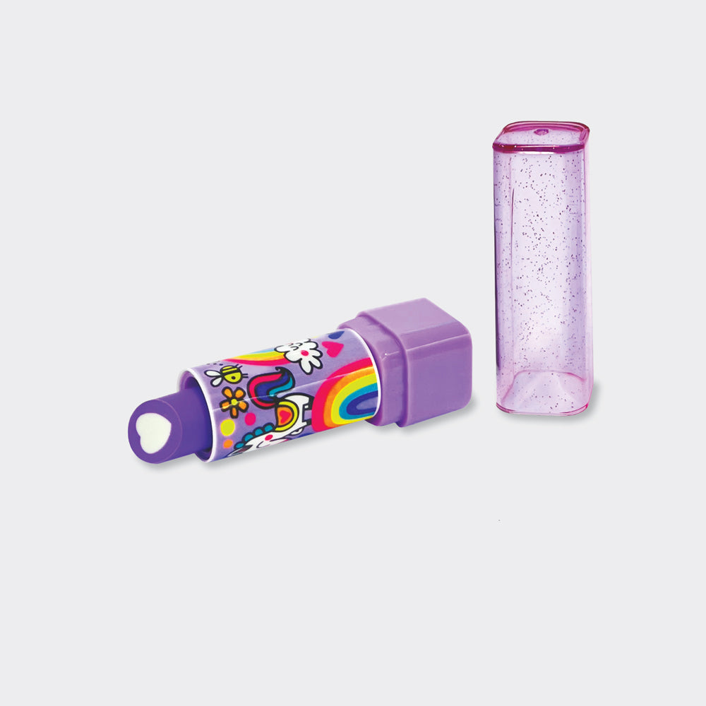 36 x Lipstick Erasers - 2 designs