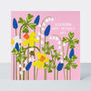 Mother's Day Paper Petals - Grandma/Paper Cut Spring Petals & Bee