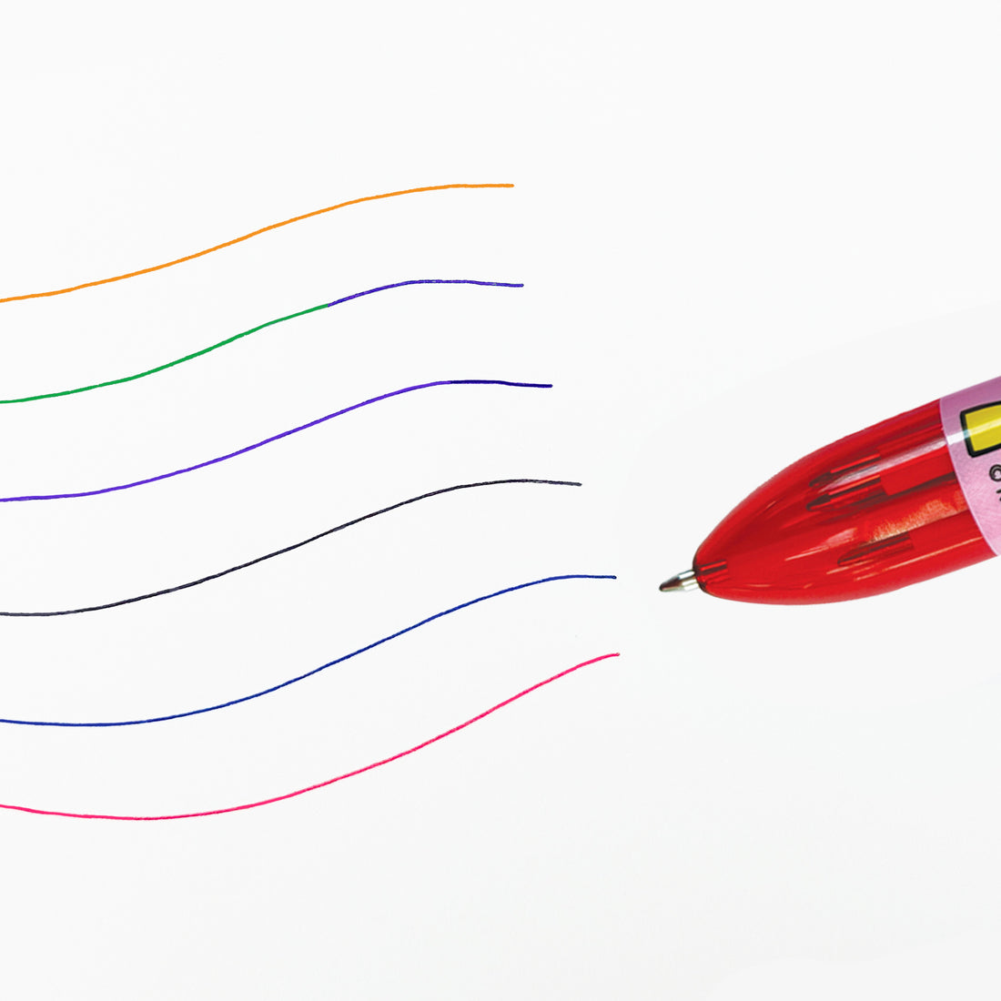 Pre order - 6 Colour Ballpoint Pen CDU - 2 Designs