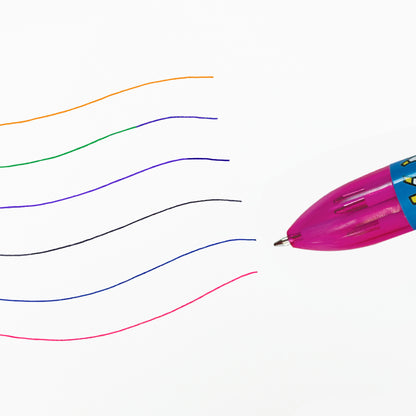 Pre order - 6 Colour Ballpoint Pen CDU - 2 Designs