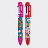 Six Colour Ballpoint Pen Merchandiser Box 2 Designs 24 Pens
