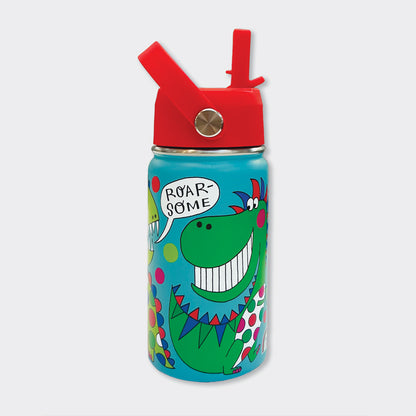 Stainless Steel Water Bottle - Dinosaur
