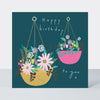 Mika - Birthday/Blue Hanging Baskets