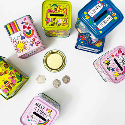 Money Box Tin - Adventure Fund/Jungle Animals