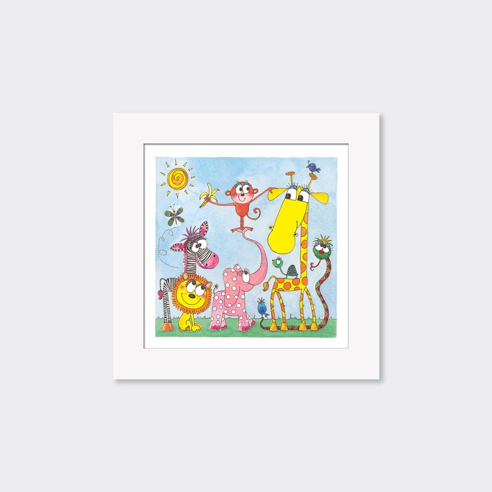 Mounted Limited Edition Print ‐ Jungle