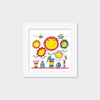 Mounted Limited Edition Print ‐ Flower Pots
