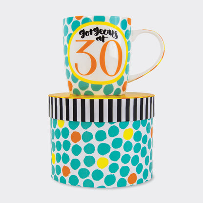 China Mug - Gorgeous at 30