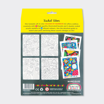 Pre order - Colour by Numbers Kit - Cosmic