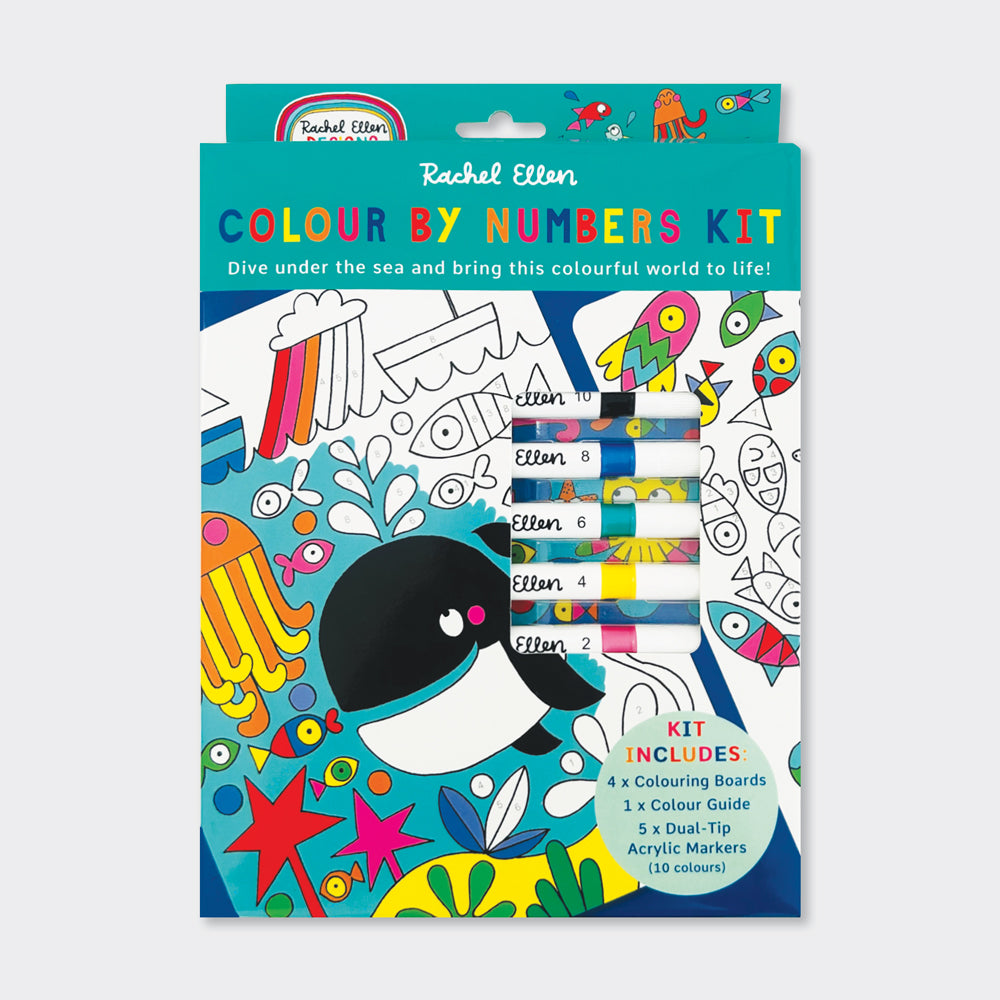 Colour by Numbers Kit Under the Sea