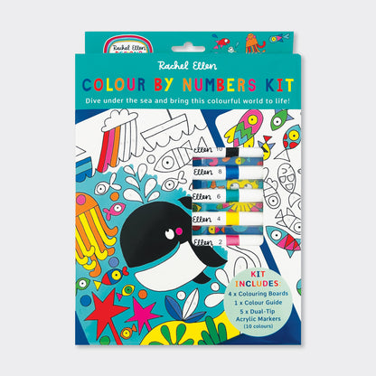Colour by Numbers Kit Under the Sea