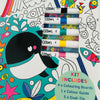 Pre order - Colour by Numbers Kit - Under the Sea