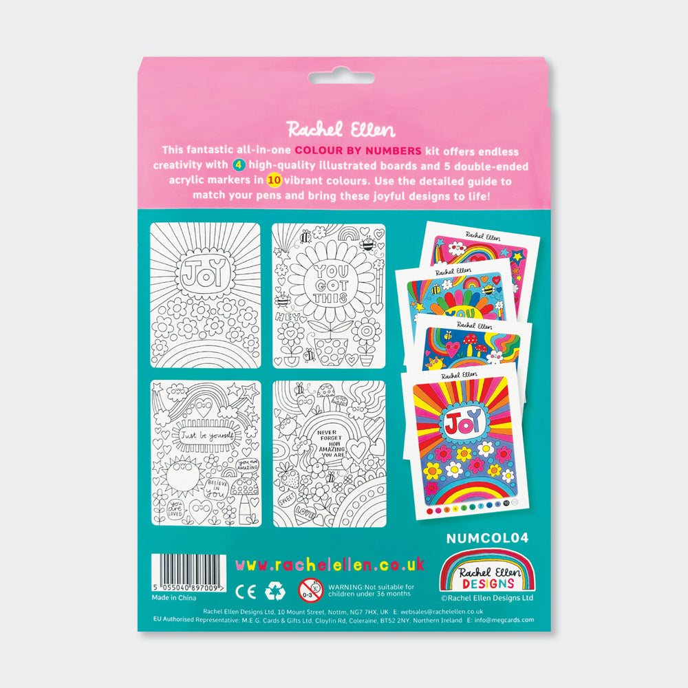 Pre order - Colour by Numbers Kit - Just Be Yourself