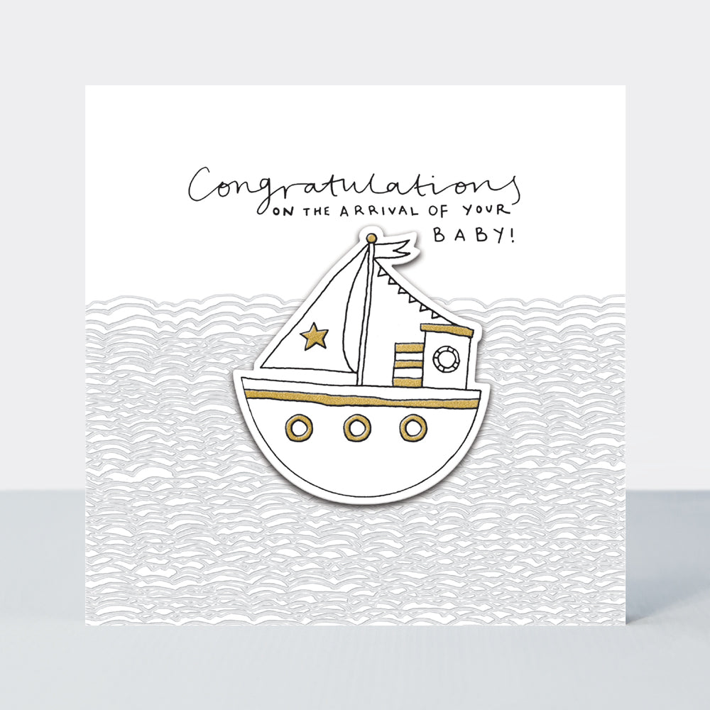 Paper Treasures - Congratulations On The Arrival Of Your Baby!/Boat