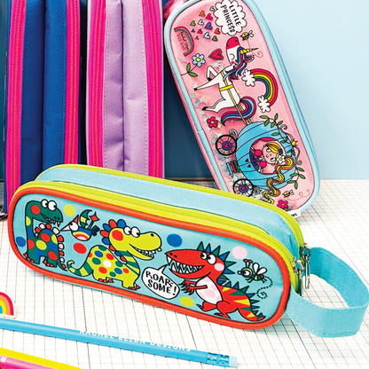 Pencil Case With Handle - Dinosaurs