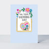 Wholesale wedding day card featuring a heart design by Rachel Ellen Designs