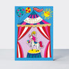 Wholesale birthday card featuring a big top design by Rachel Ellen Designs