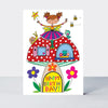 Wholesale birthday card featuring a fairy on a toadstool design by Rachel Ellen Designs