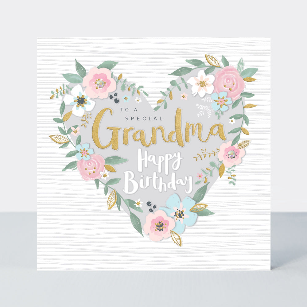 Peony - Grandma Birthday/Floral Heart