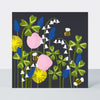 Paper Petals - Blank/Paper Cut Spring Blooms & Bumble Bee