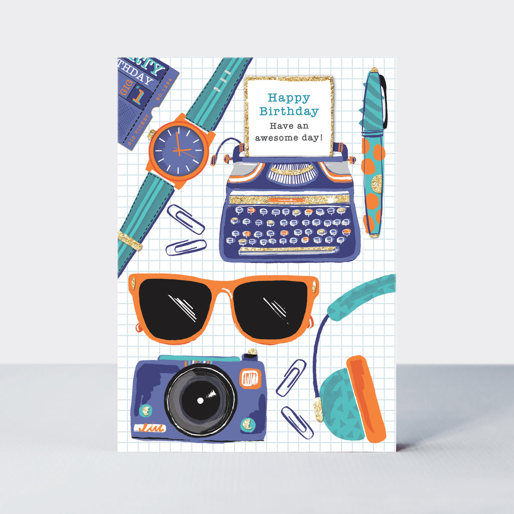 Piccolo - Birthday Typewriter, Sunglasses & Icons
