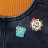 Sets of Enamel Pins - Girls Rule/GRL PWR
