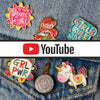 Sets of Enamel Pins - Girls Rule/GRL PWR