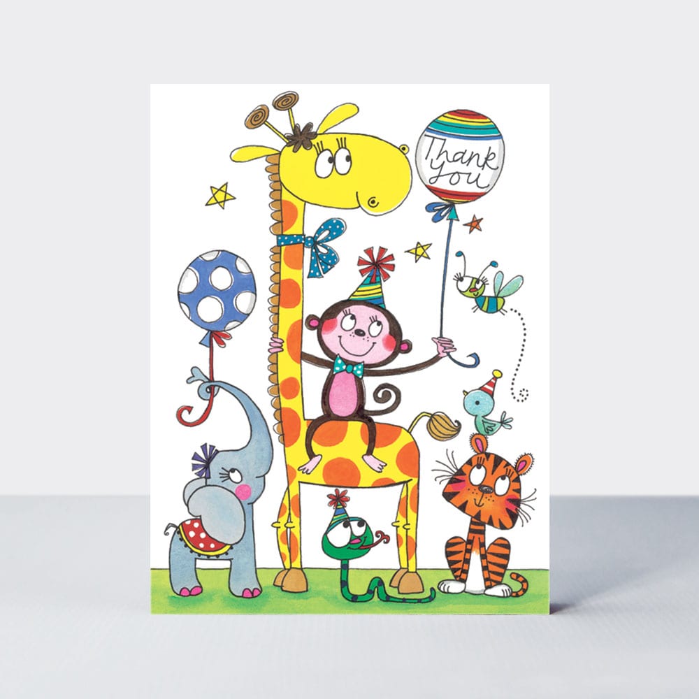 Thank you Jungle Animals - Pack of 5