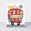 Just a little Note/Animal Bus - Pack of 5
