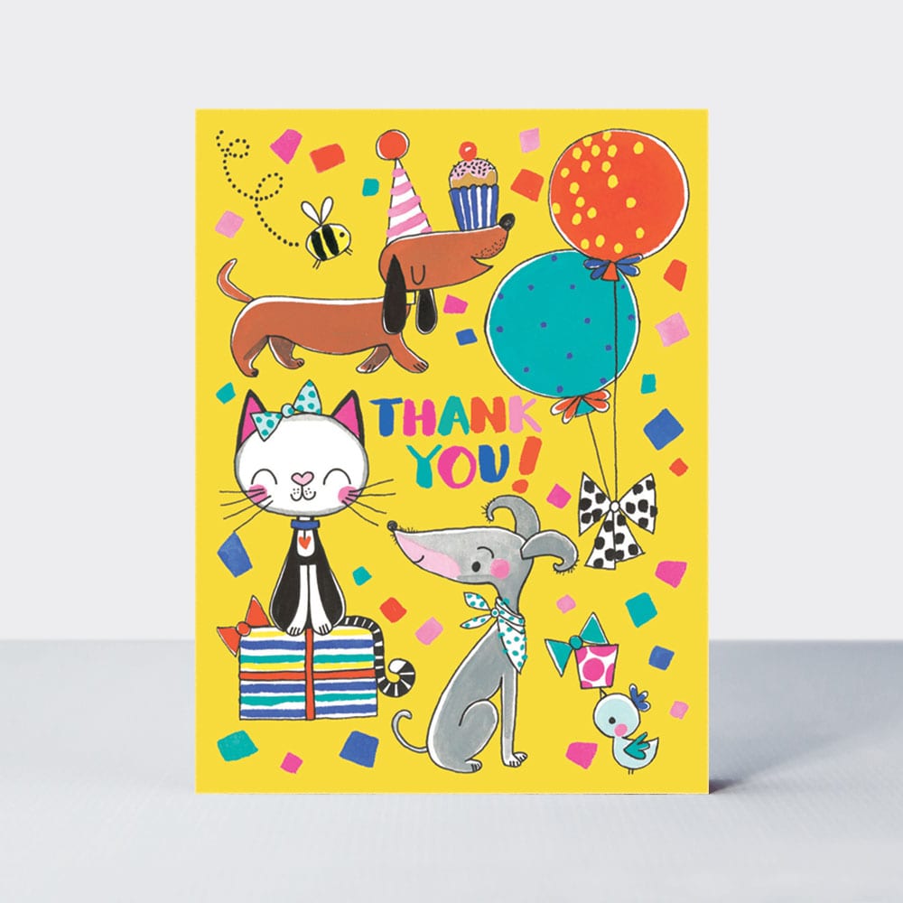 Cats &amp; Dogs/Thank You - Pack of 5