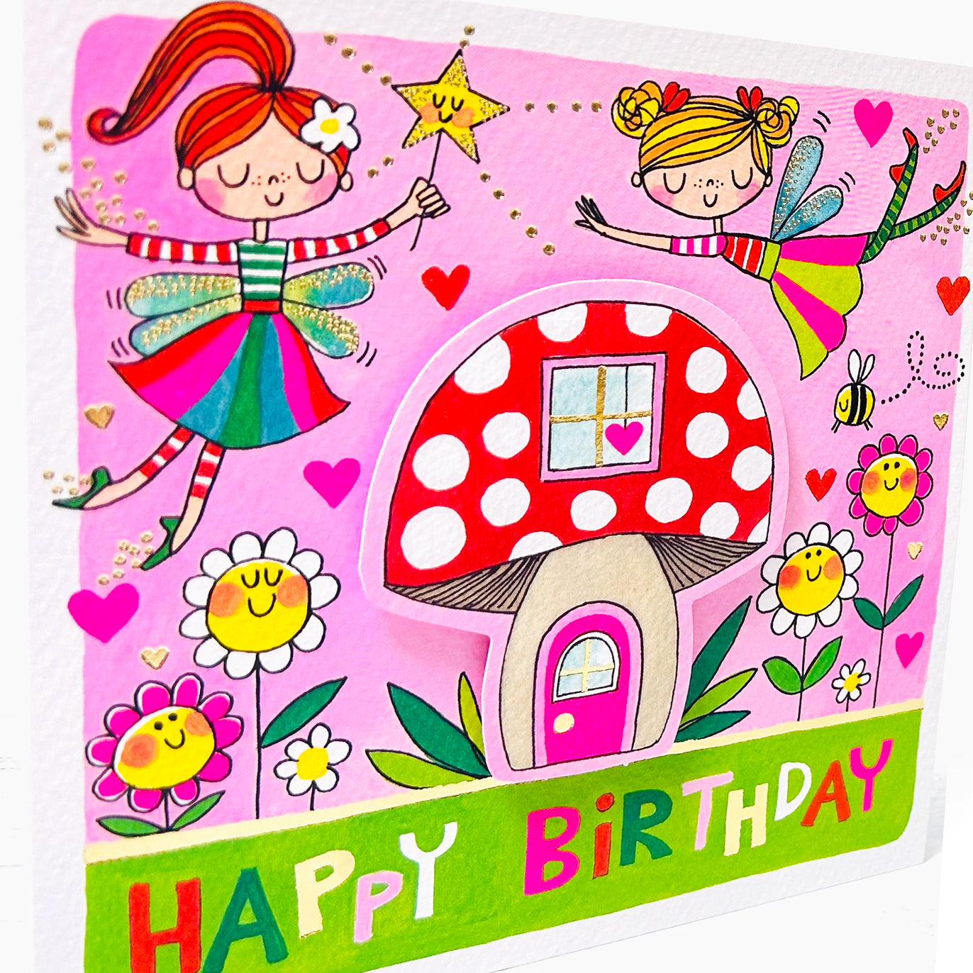 Rhubarb - Happy Birthday/Fairies &amp; Toodstool