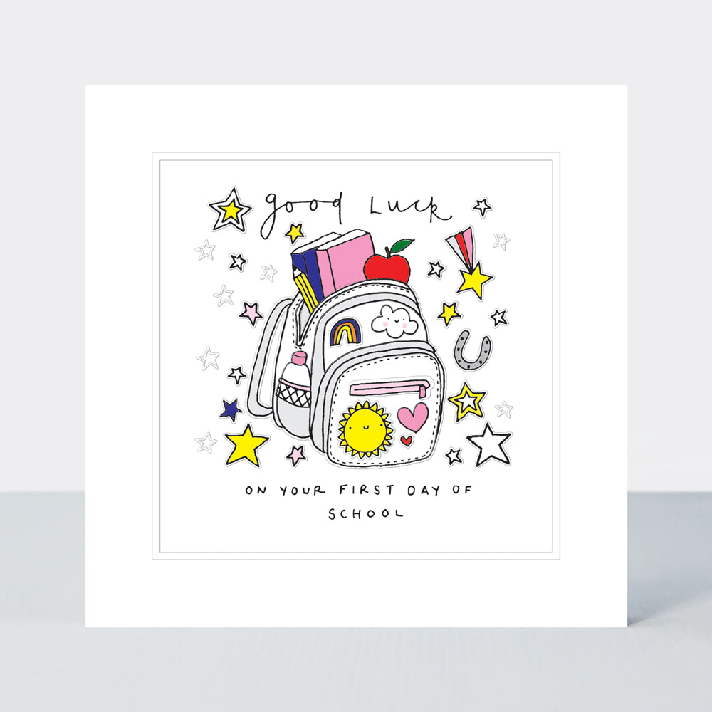 Pocket Rocket - Good Luck 1st Day - Rucksack Girl