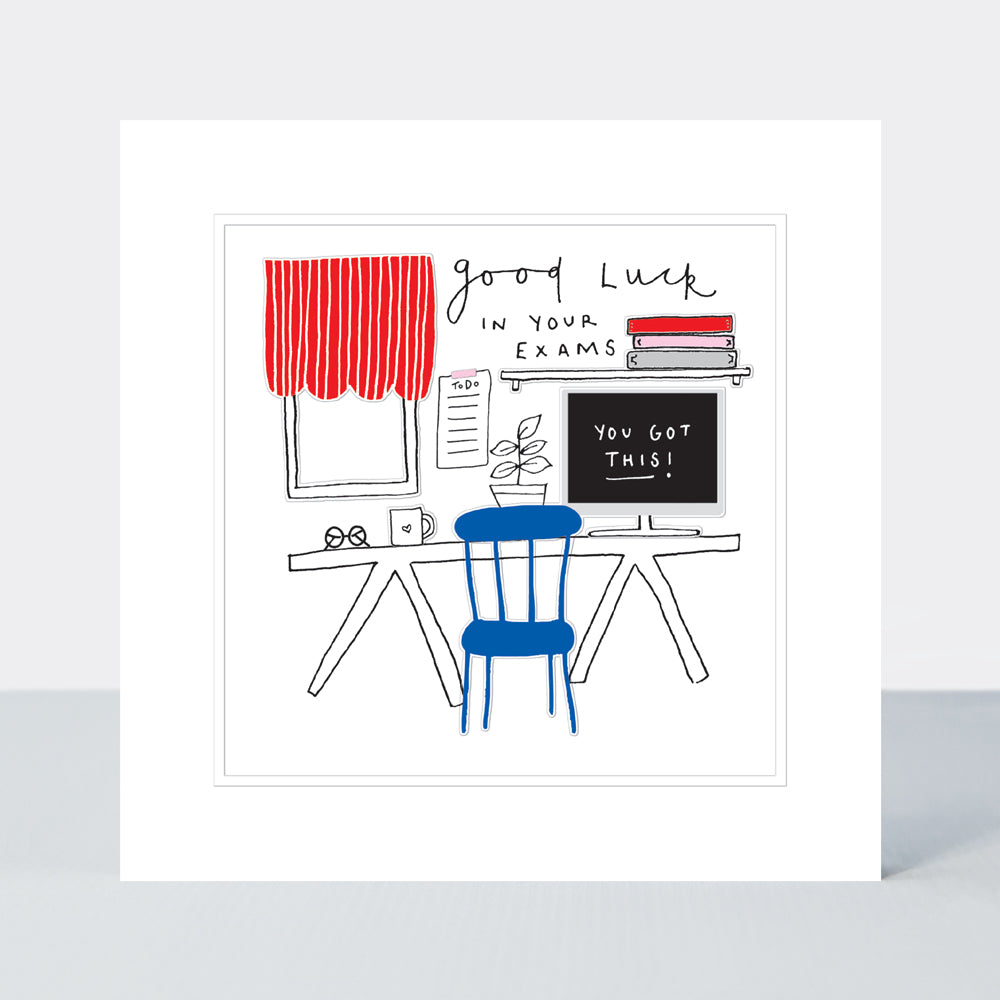Pocket Rocket - Good Luck Exams- Desk