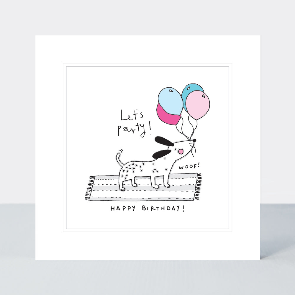 Pocket Rocket - Birthday/Dog With Balloons