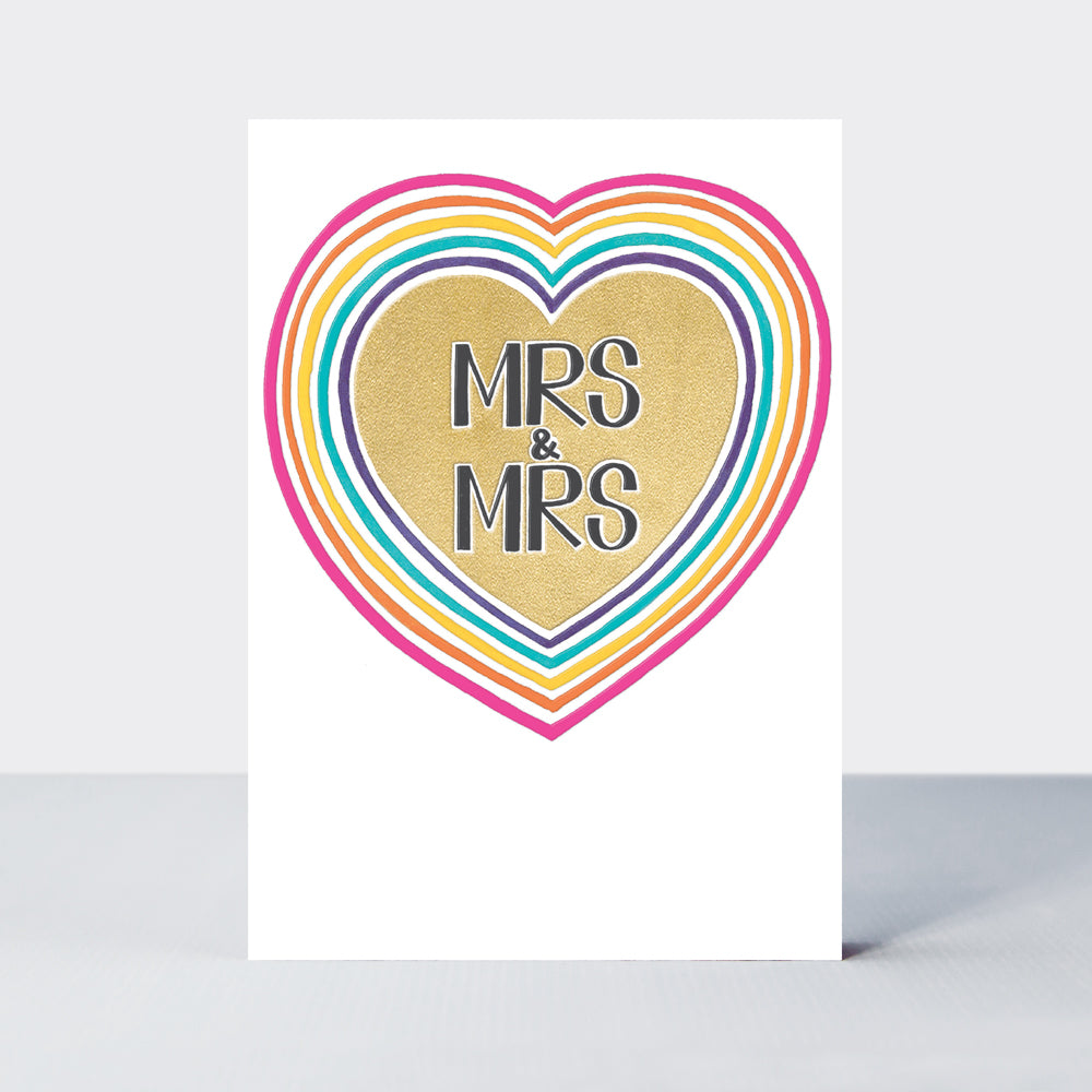 Aurora - Mrs &amp; Mrs Wedding Card