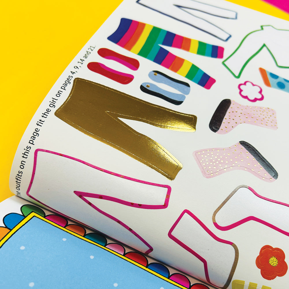 Sticker Scene Book - Dress Up GRL PWR