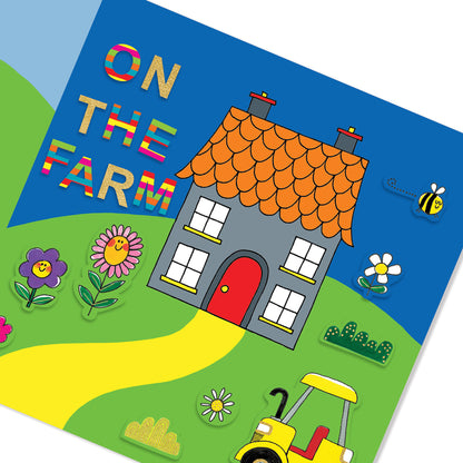 Sticker Scene Book - On The Farm