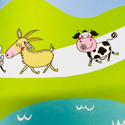 Sticker Scene Book - On The Farm