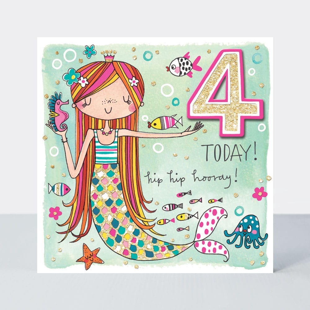 Scribbles - Age 4 Girl Mermaid