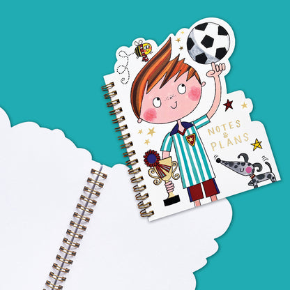 Shaped Notebooks - Footballer