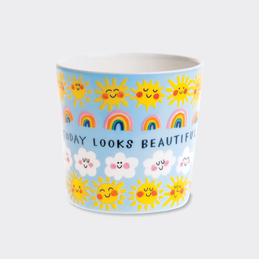Boxed Bone China Mug - Today Looks Beautiful
