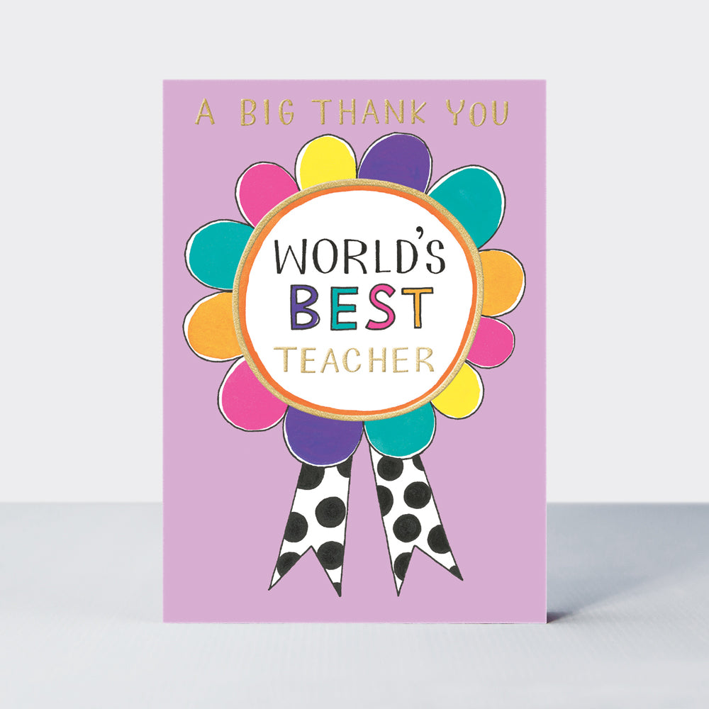 Spot - World's Best Teacher/Rosette
