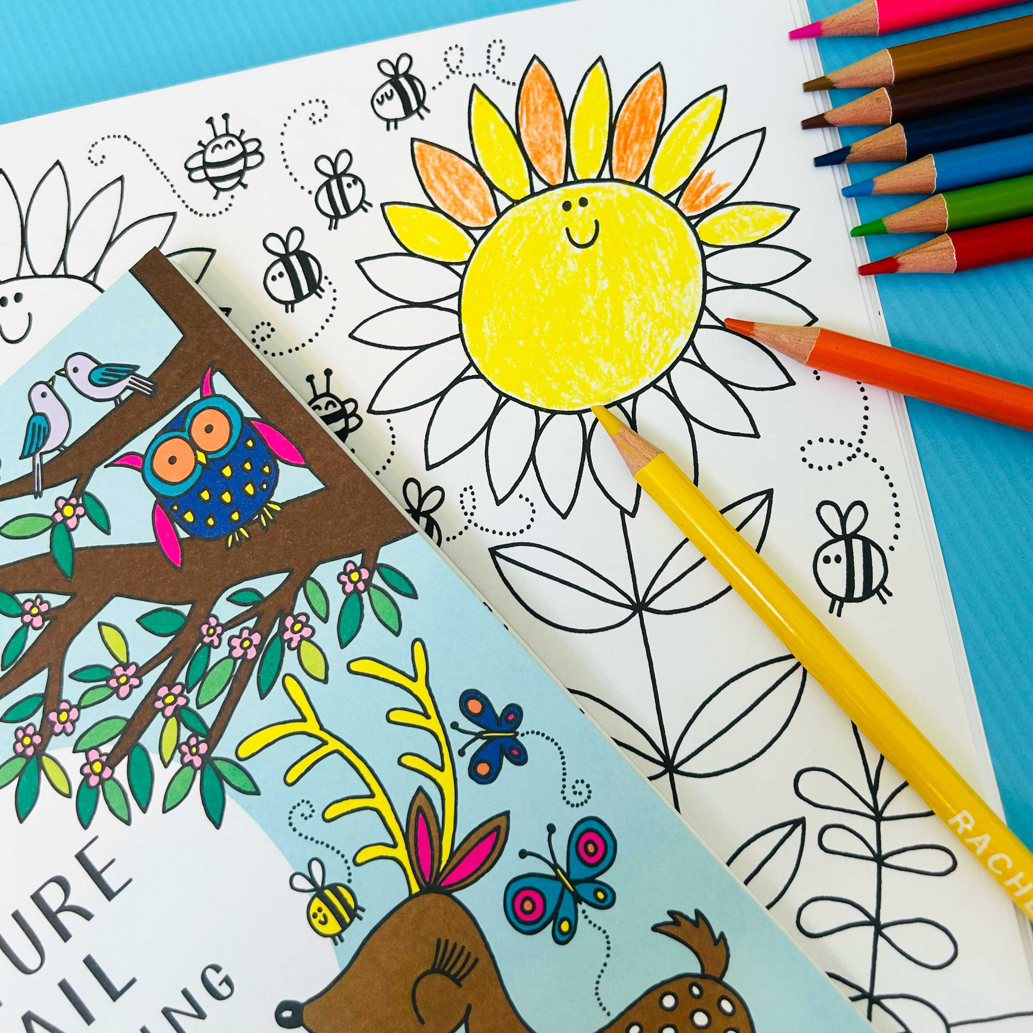Nature Trail Colouring Book
