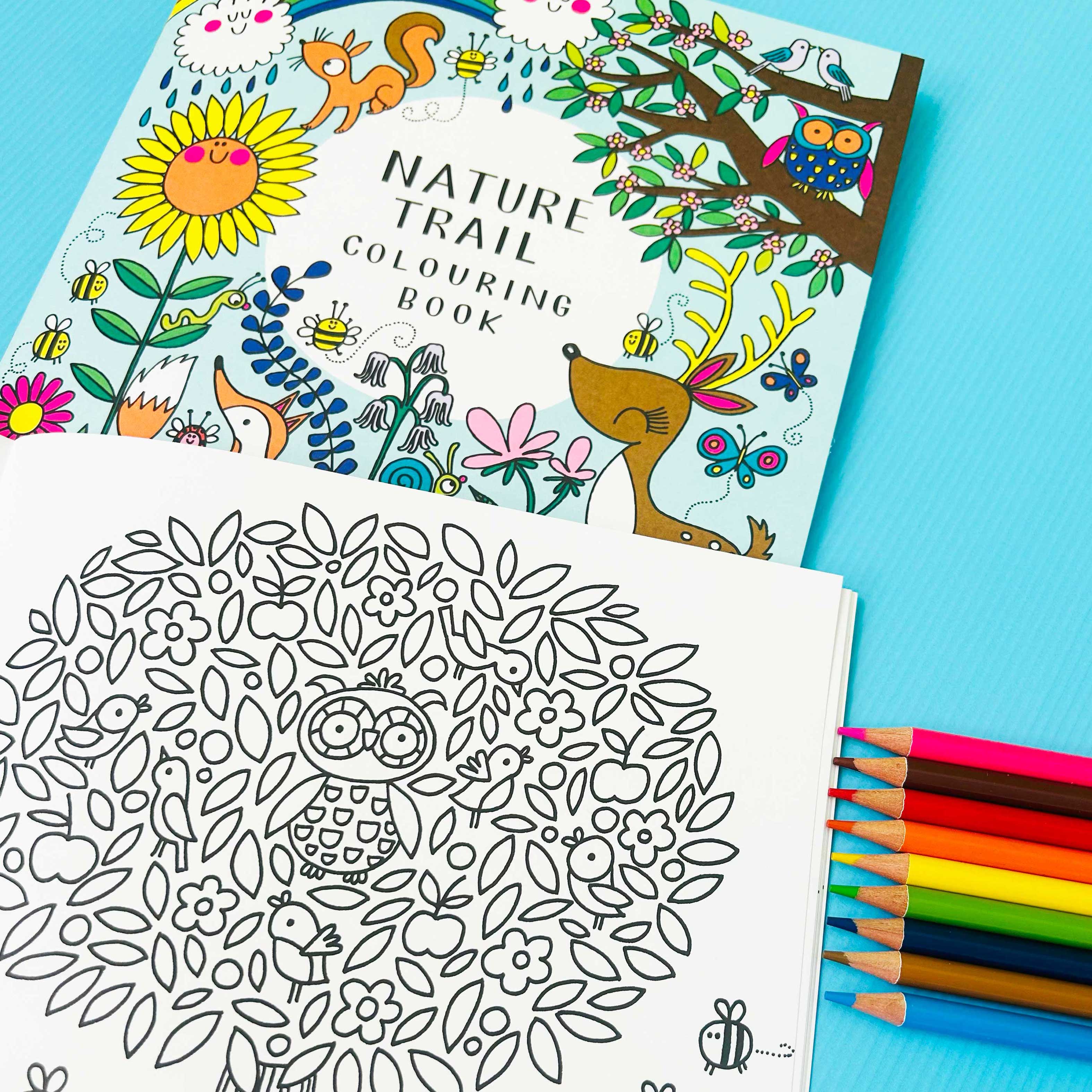 Nature Trail Colouring Book