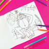 Tropical Adventure Colouring Book